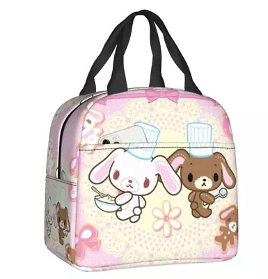 Sanrio Sugar Bunnies Lunch Bag Hand Laptop School Purse Anime Thermal Bento Box • $65