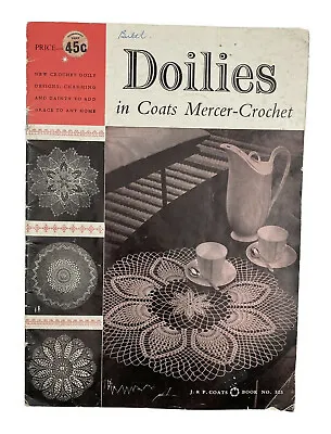 Doilies In Coats Mercer Crochet Vintage Patterns • £8.14