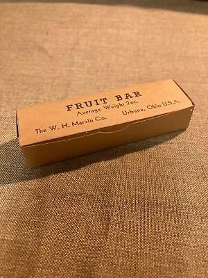 WWII US ArmyUSMC K-Ration 10-in 1 5-in 1 Fruit Bar Box Early • $9.99