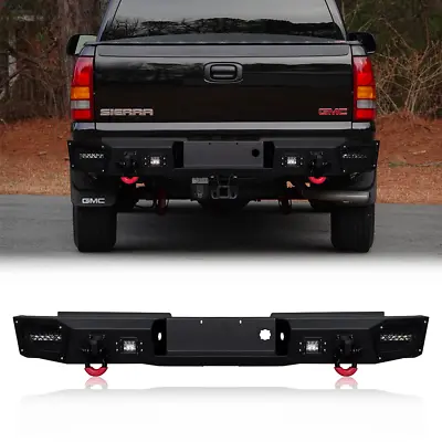 RongHui For1999-2006 Chevy Silverado/GMC Sierra2500/3500 Rear Bumper W/Lights • $629.98