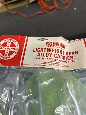 Vintage Nos Schwinn Approved Light Weight Rear Rack 01600 In Original Package  • $99.99