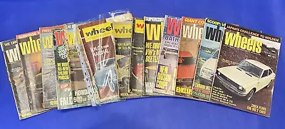 Vintage Wheels Magazines X13 Bulk Lot 1957 - 1976 • $200