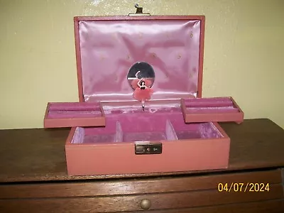 Vintage 1950's BALLERINA Jewelry Box MUSIC Switzerland 11 X8  • $17.99