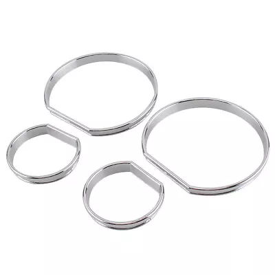 Gauge Dash Dial Rings Bezel Trim Speedometer Frame For  BMW E46 1999-2006 Chrome • $12.90