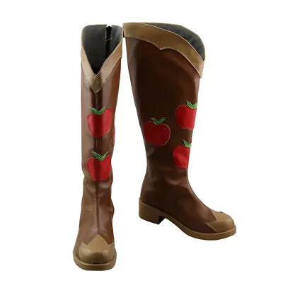 My Little Pony Equestria Girls Applejack Shoes Cosplay Boots • $74.88