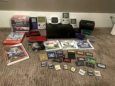 Gaming Collection Nintendo Gameboy Gba Gbc Ds 3ds Ps3 • $1500