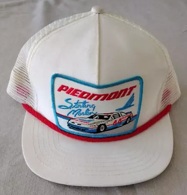 Vintage Nascar Sterling Marlin Piedmont Racing Trucker Net Back Hat- Small Spot • $19.99