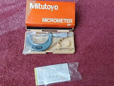 Mitutoyo Point Micrometer No. 112-237 0-1  .001  • $199.99