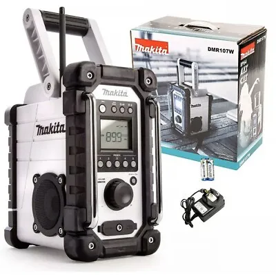  Makita Dmr107 Jobsite Radio Am/fm Compatible With Lxt & Cxt Batteries Body Only • £135.99