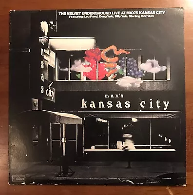 “Live At Max’s Kansas City” – The Velvet Underground Record LP NM Original Press • $39.99