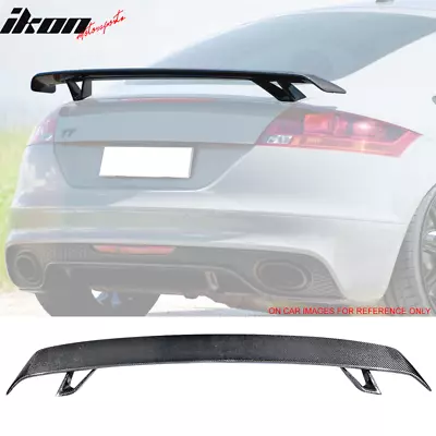 Fits 08-19 Audi TT MK2 8J MK3 FV 8S 2-Door RS Carbon Fiber CF Trunk Spoiler Wing • $314.99