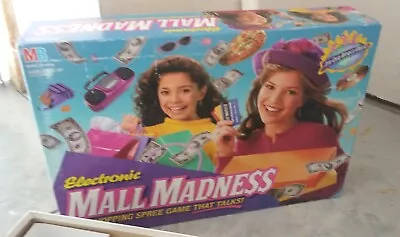 1996 Electronic Mall Madness Board Game By Milton Bradley Used • $89