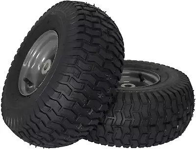 MARASTAR 21446-2PK 15X6.00-6″ Front Tire Assembly Replacement-Craftsman Mower... • $84.99