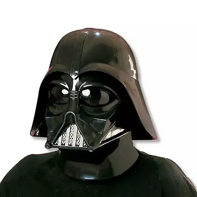 Adults Official Star Wars Darth Vader Two Piece Mask Helmet Cosplay Fancy Dress • £36.47