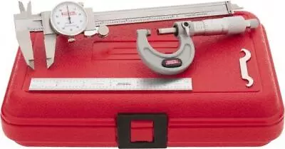 SPI 13-096-3 Machinist Measurement Set 6  Dial Caliper 1  Micrometer & 6  Ruler • $179.48