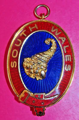 £20 • Buy South Wales Mark Past Provincial Grand Steward Masonic Collar Jewel MMM