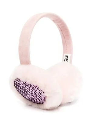 £58.51 • Buy NWT UGG Kids Sequin Shearling & Suede Earmuffs, Pink, One Size