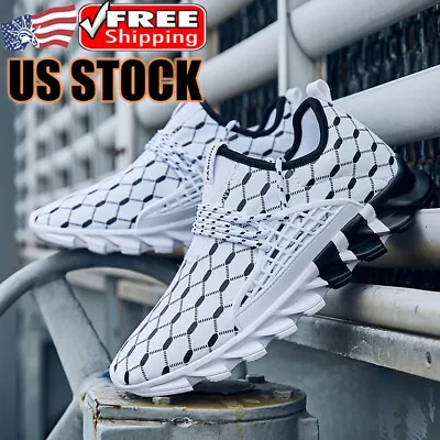 Plus Size Men's Running Sports Tennis Shoes Casual Jogging Athletic Sneakers Gym • $26.49