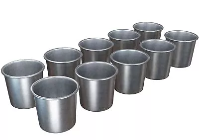 Lot 10 Seamless Metal Votive Candle Molds • $25.50