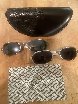 2 Pairs Of Vintage 90’s Gianni Versace Sunglasses .Made In Italy. • $150