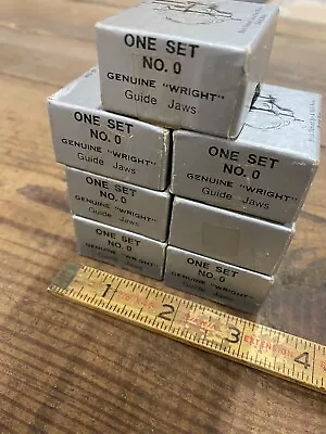 $65 • Buy Genuine Wright No. 0 Guide Jaws Made By Black Diamond Saw & Mach. Works (1 Set)