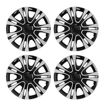 15  Set Of 4 Snap On Full Hub Caps Wheel Covers Fit R15 Tire & Steel Rim USA • $29.99