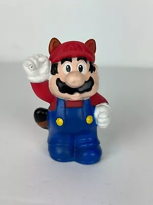 Nintendo Super Mario Bros Video Game Raccoon Mario Vinyl Figure Toy VTG 1989 • $9.95
