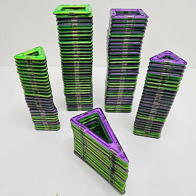 Magformers Magnetic Stem Building Tiles Blocks Lot Of 134 Total • $39.95