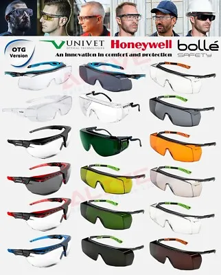 Bolle Honeywell Univet OTG Safety Glasses Goggles Eyewear Fit Over Spectacles • £10.99