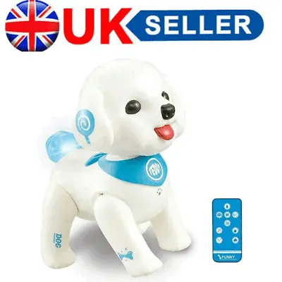 RC Robot Dog Smart Puppy Teddy Voice Control Singing Walking Kids Toys Gifts UK • £24.99