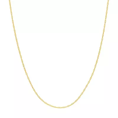 $39.99 • Buy 0.60mm Rope Chain Real 14K Yellow Gold 18 