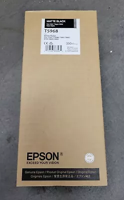 Epson T5968 Genuine Matte Black Ink Cartridge 350 Ml In Box 2018 Exp.  • $19