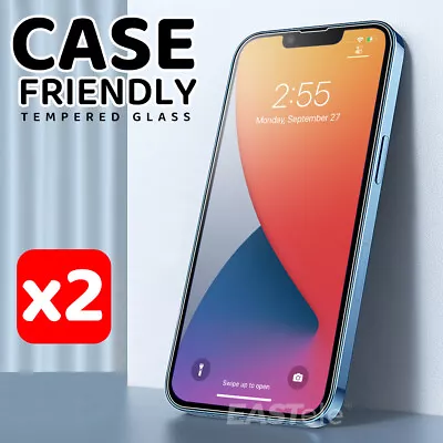 $5.89 • Buy For IPhone 11 12 13 14 15 Pro Max XS XR 7 8 PLUS Tempered Glass Screen Protector