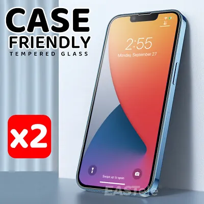 $4.89 • Buy For IPhone 11 12 13 14 Pro Max X XS XR 7 8 PLUS Tempered Glass Screen Protector
