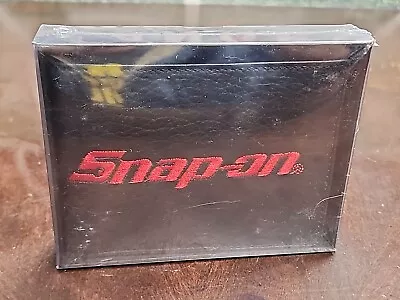 KJ: Snap On Mens Bifold Genuine Leather Wallet New Sealed - Black • $24.95