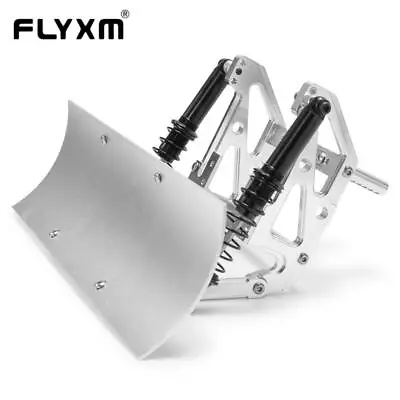 FLYXM Alloy Snow Shovel Plow Blade For TRX4 Axial SCX10 II 1/10 90028 90027 • $35.05