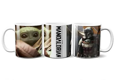 BABY YODA AND THE MANDALORIAN 11oz CERAMIC COFFEE MUG DISNEY STAR WARS • $14.99