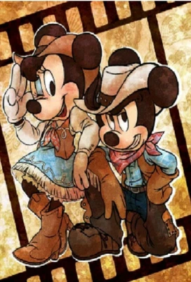 $12.55 • Buy Aus Seller.30 X 40cm.5D DIAMOND PAINTING..DISNEY MICKEY & MINNIE No.7...round