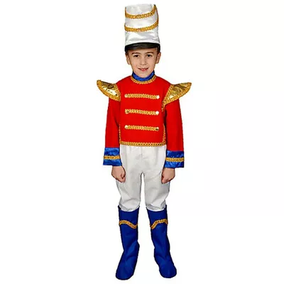 Deluxe Toy Soldier Christmas Nutcracker Child Costume Set Size Medium 8-10 • $36.99