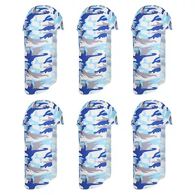 6pcs Hard Hat Sun Shade Cooling Skull Cap Neck Shade Cap Camo Sky Blue • $28.05