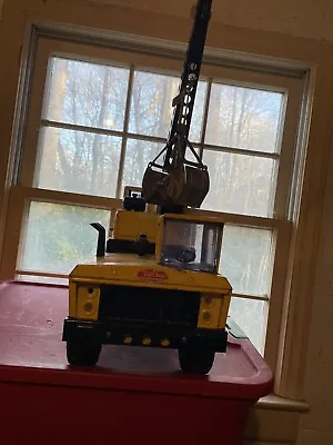 Vintage 70's Tonka Pressed Steel Mighty Tonka Crane • $85