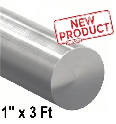 Steel Solid Round Stock 1  X 3 Ft Unpolished Cold Finish Rod Alloy 1018 • $34.95