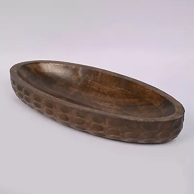 Mango Wood Decorative Bowl Home D?cor Home Decorative Centerpiece Centre Bowl • $28.49