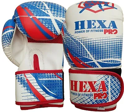 Hexa Pro Boxing Sparring Gloves MMA Punch Bag Mitt UFC Fight Training 8oz-16oz • $29.99