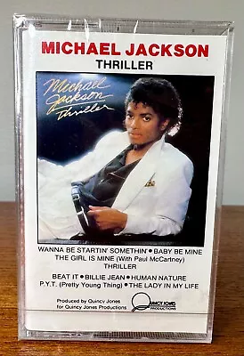 Michael Jackson  Thriller  - Cassette Tape (1982 CBS Canada Pressing) • $125