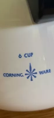 Vintage Corning Ware Blue Cornflower 6 Cup Tea Pot Lid & Tea Holder • $19.99