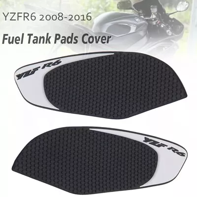 Tank Traction Side Pad Gas Fuel Knee Grip Decal For YAMAHA YZF-R6 2008-2016 • $18.99