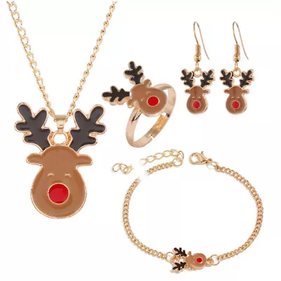 4 Pcs Jewelry Elk Necklace European And American • $8.35