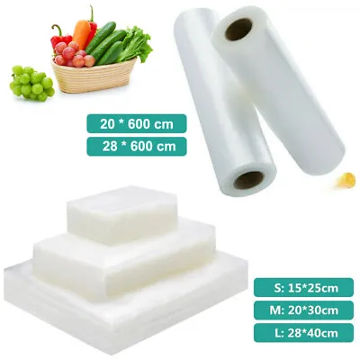 $9.29 • Buy Embossed Vacuum Sealer Bag Food Saver Storage Vaccum Saver Storage Seal Bag