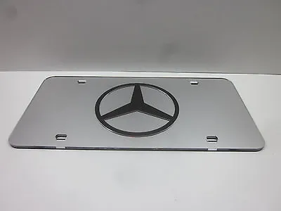 Mercedes-Benz Acrlic Mirror License Plate Auto Tag Nice • $31.99